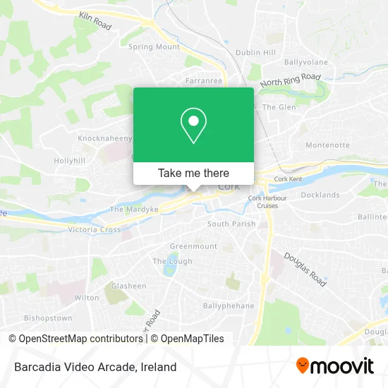 Barcadia Video Arcade map