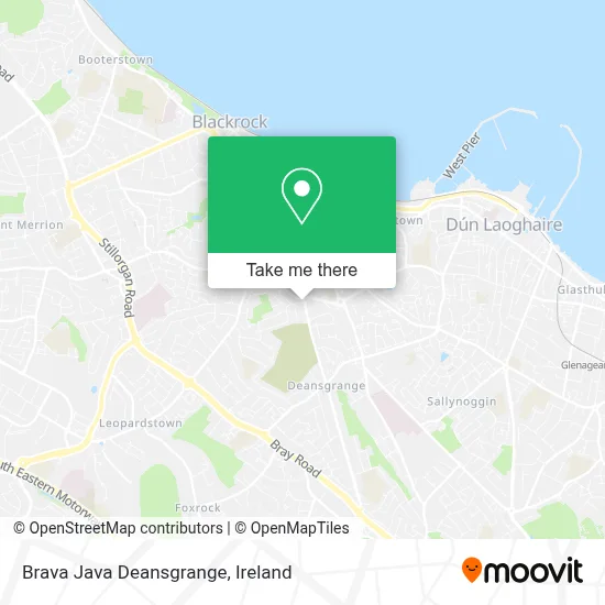 Brava Java Deansgrange map