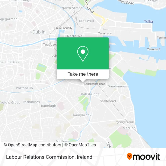 Labour Relations Commission map