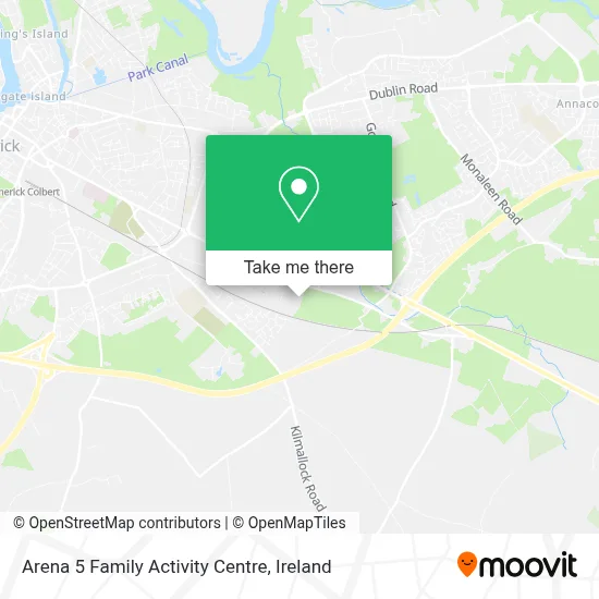 Arena 5 Family Activity Centre map
