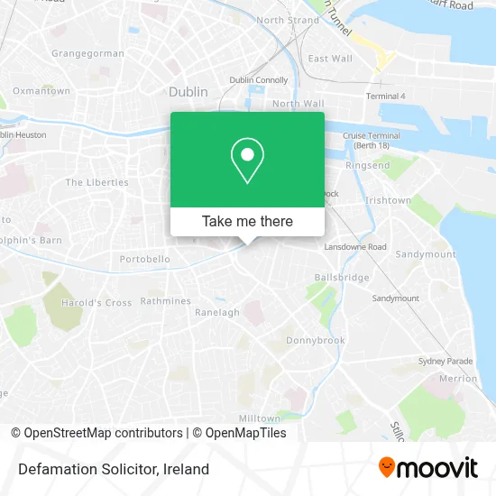 Defamation Solicitor map