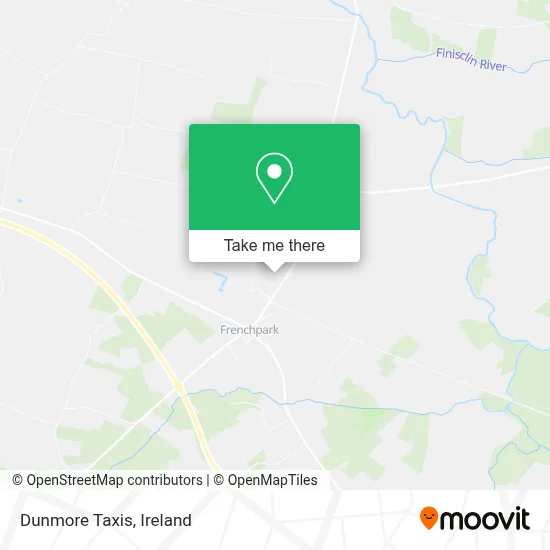 Dunmore Taxis map