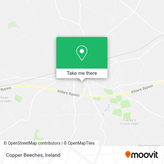 Copper Beeches map