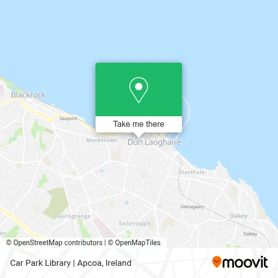 Car Park Library | Apcoa map