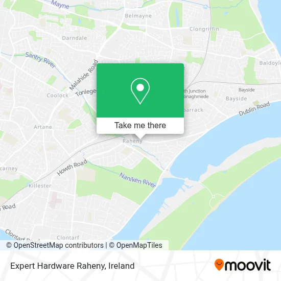 Expert Hardware Raheny map