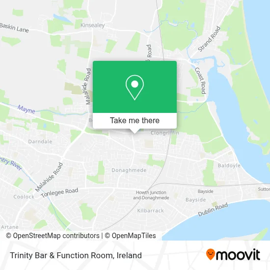 Trinity Bar & Function Room map