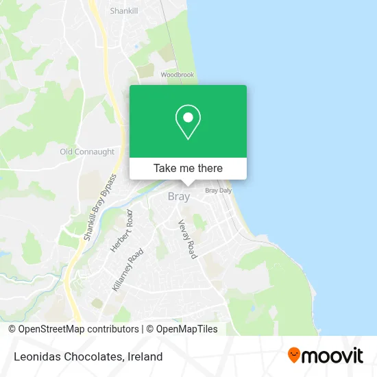 Leonidas Chocolates map
