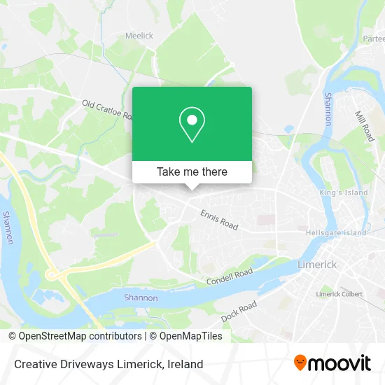 Creative Driveways Limerick map