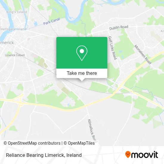 Reliance Bearing Limerick map