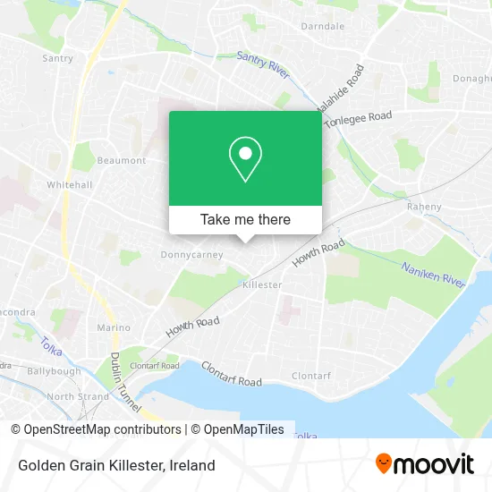 Golden Grain Killester map