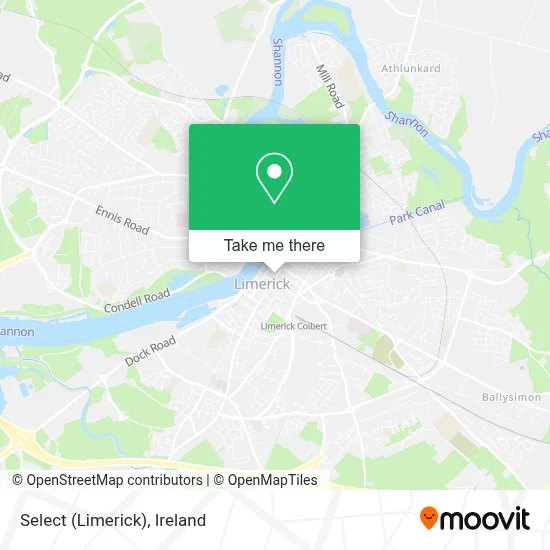 Select (Limerick) map