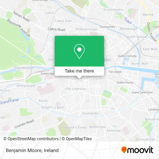 Benjamin Moore map