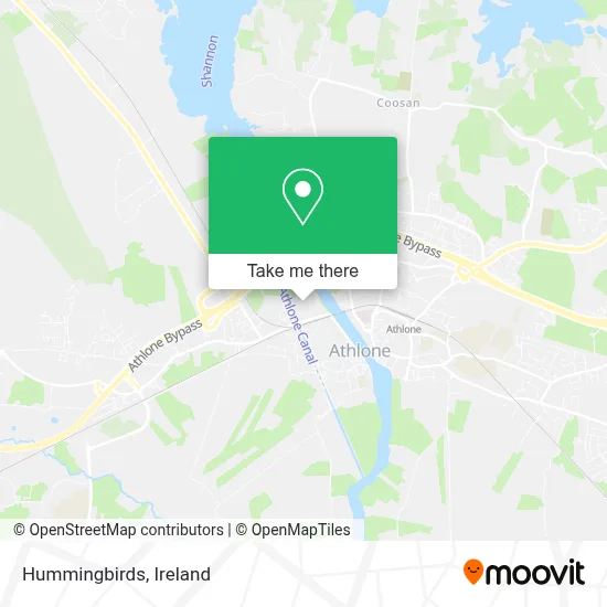 Hummingbirds map