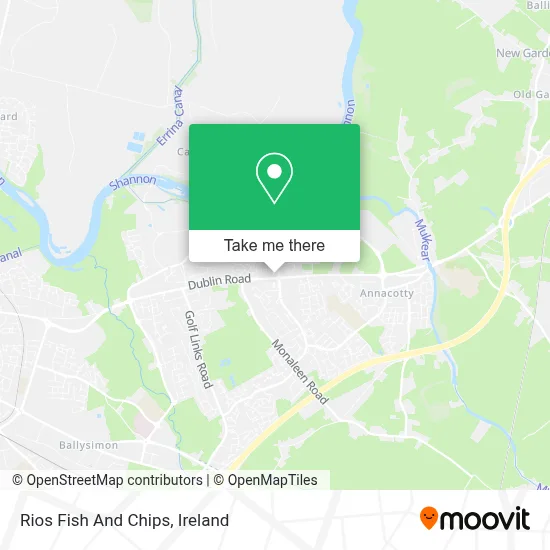 Rios Fish And Chips map