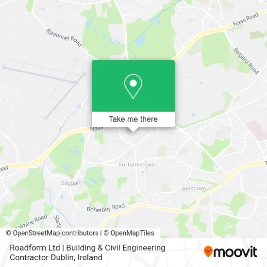 Roadform Ltd | Building & Civil Engineering Contractor Dublin map