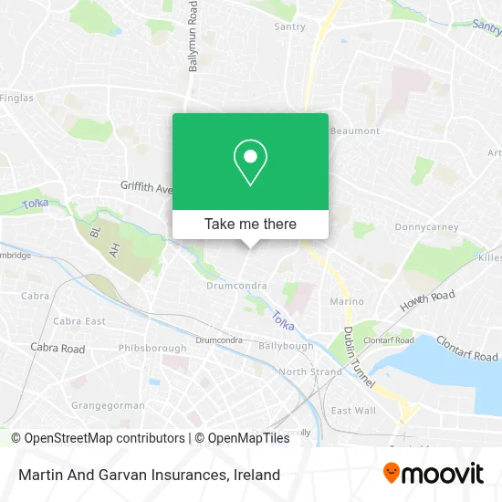 Martin And Garvan Insurances map