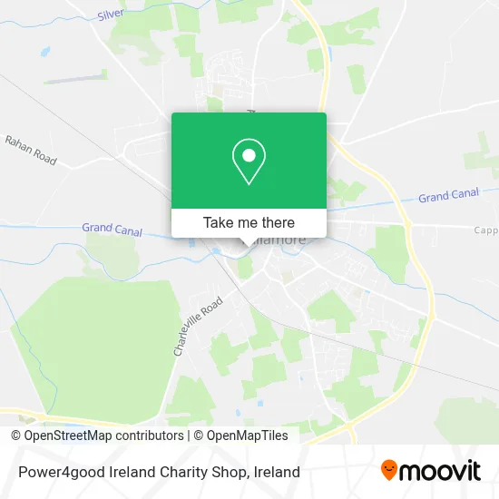 Power4good Ireland Charity Shop map