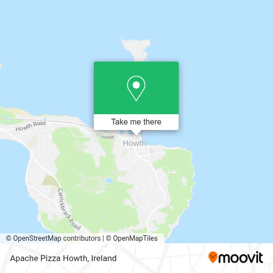 Apache Pizza Howth map