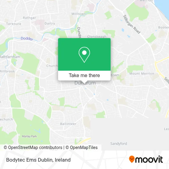 Bodytec Ems Dublin map