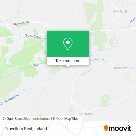 Travellers Rest map