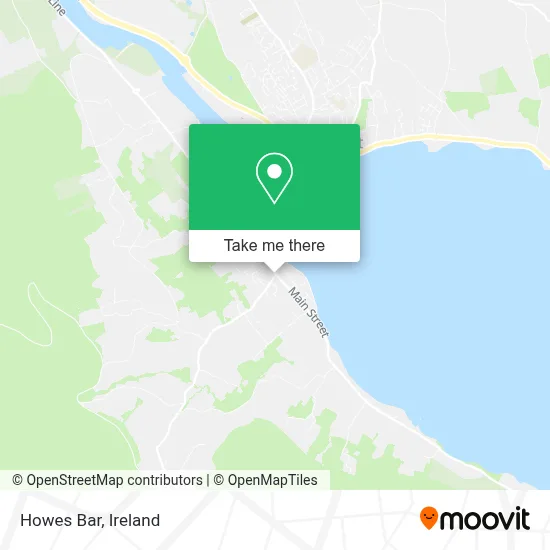 Howes Bar map