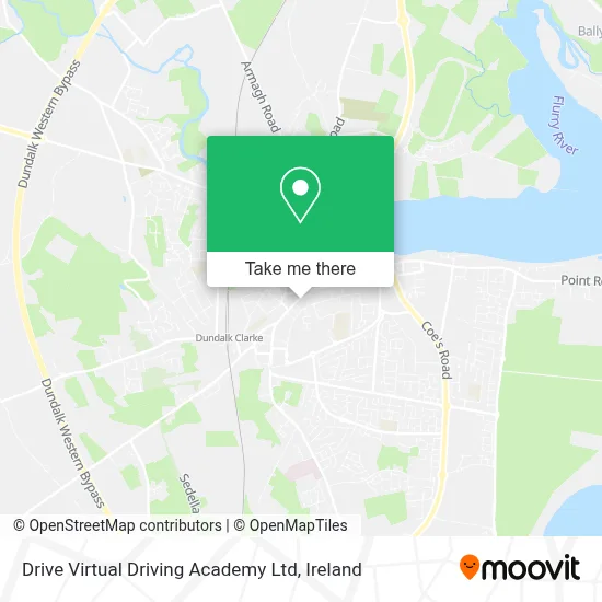 Drive Virtual Driving Academy Ltd map