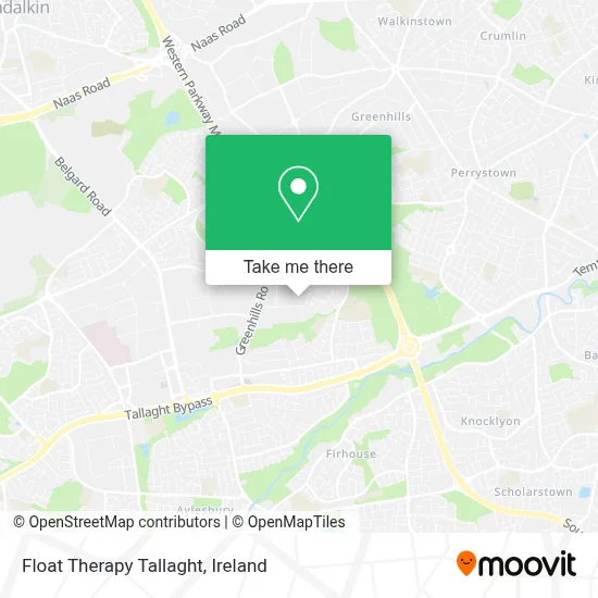 Float Therapy Tallaght map