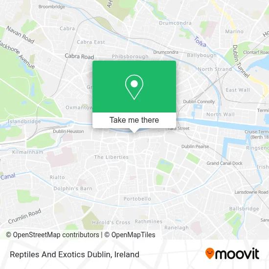 Reptiles And Exotics Dublin map