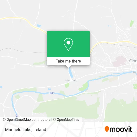 Marlfield Lake map