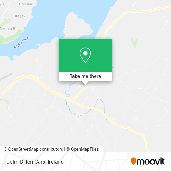 Colm Dillon Cars map
