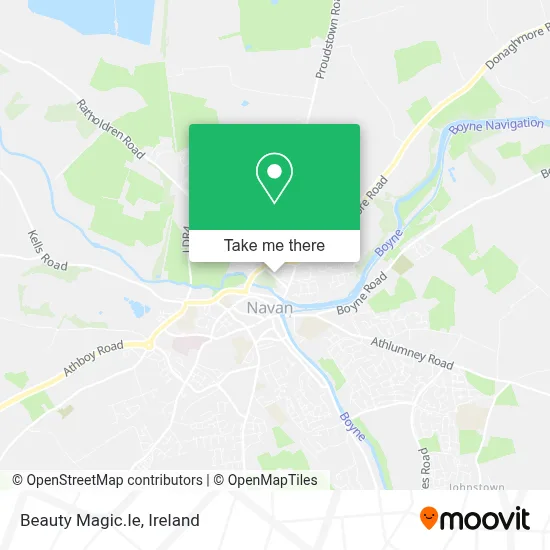 Beauty Magic.Ie map