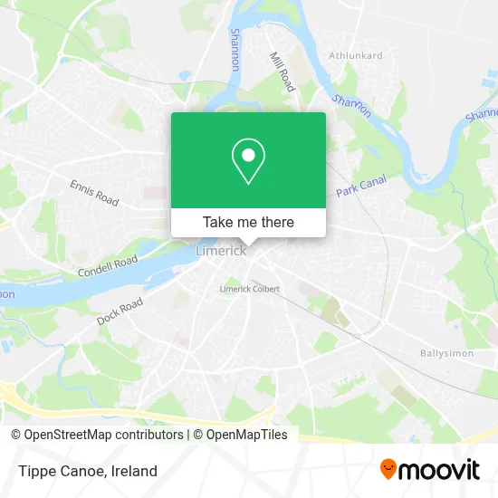Tippe Canoe map