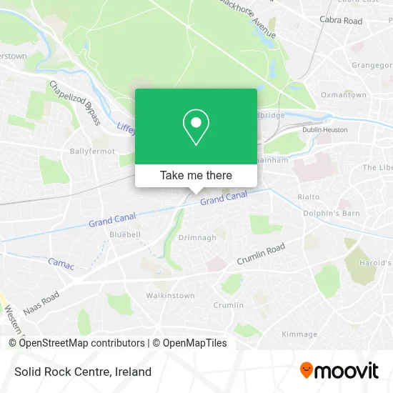 Solid Rock Centre map