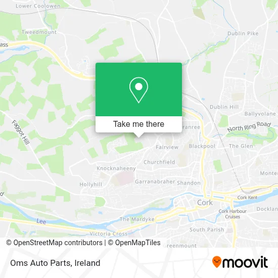 Oms Auto Parts map