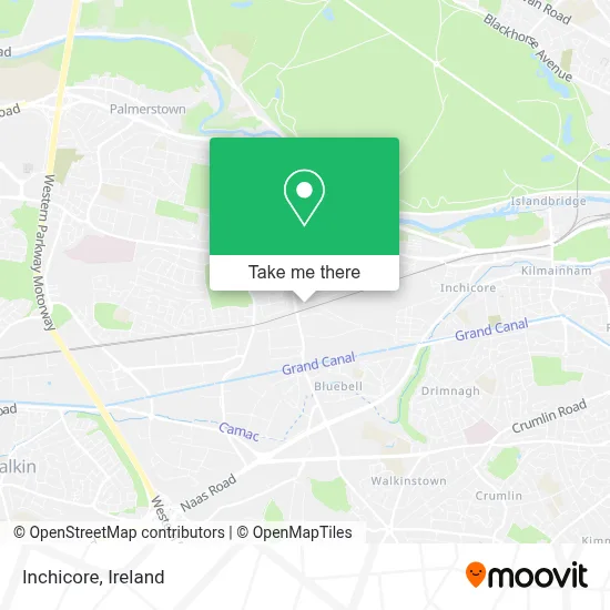 Inchicore map