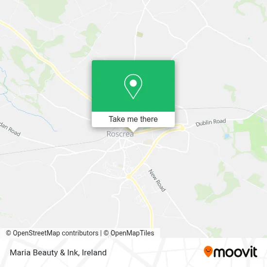 Maria Beauty & Ink map