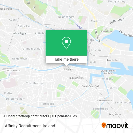 Affinity Recruitment map
