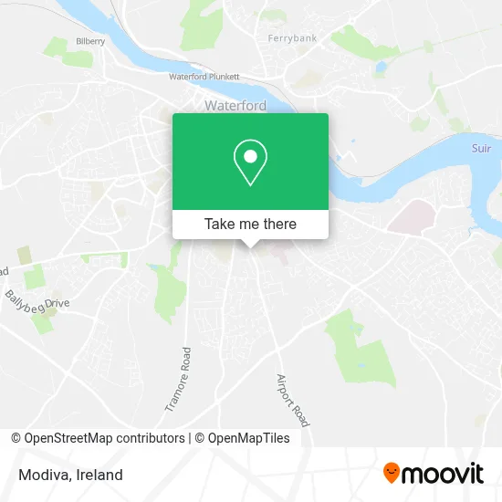 Modiva map