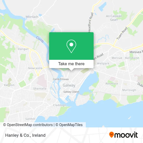 Hanley & Co. map