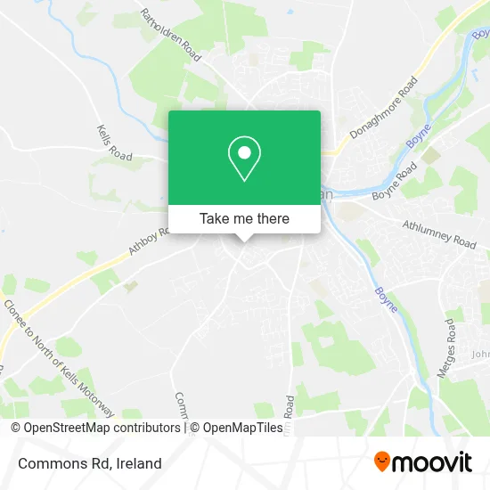Commons Rd map