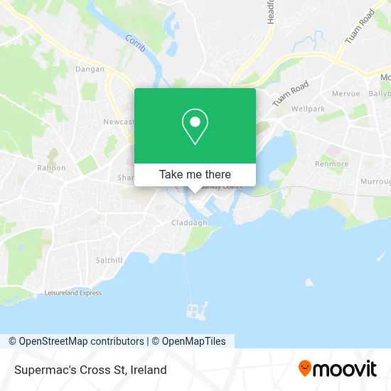 Supermac's Cross St map