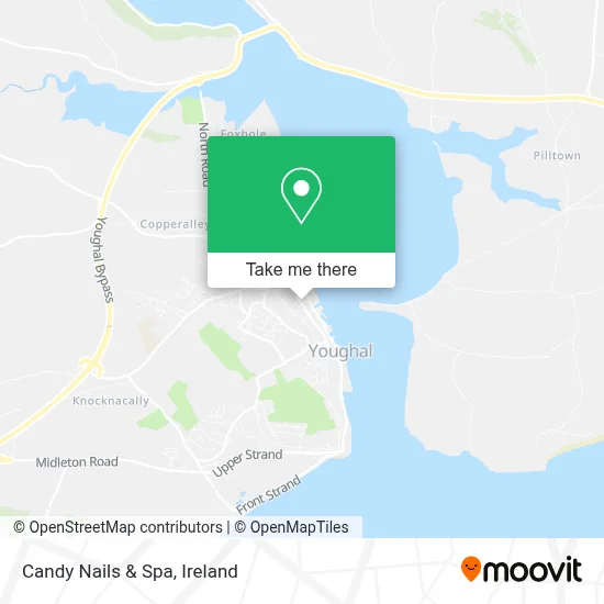 Candy Nails & Spa map