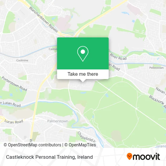 Castleknock Personal Training map