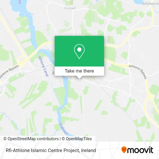 Rfi-Athlone Islamic Centre Project map