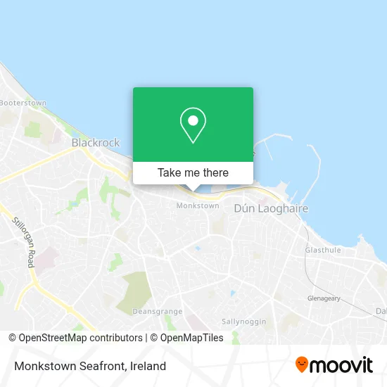 Monkstown Seafront map