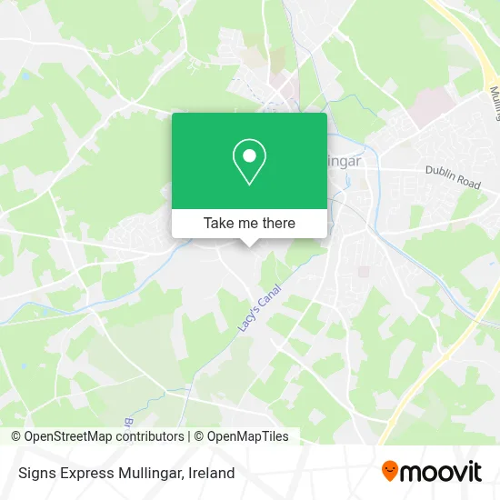 Signs Express Mullingar map