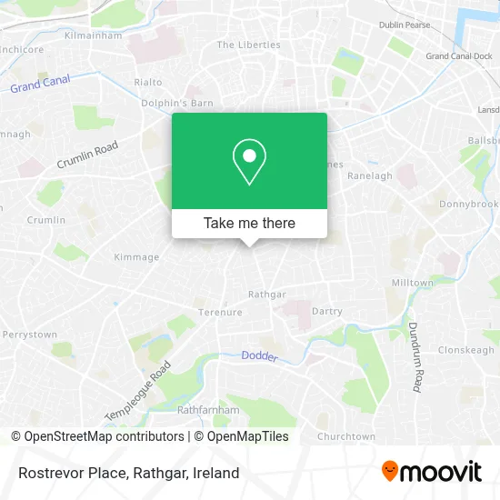 Rostrevor Place, Rathgar map