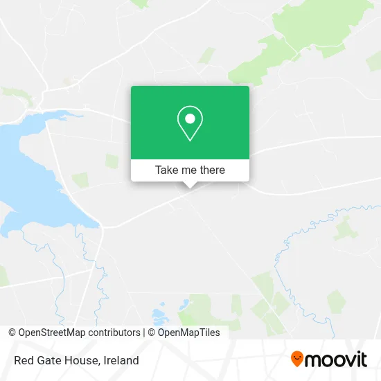Red Gate House map