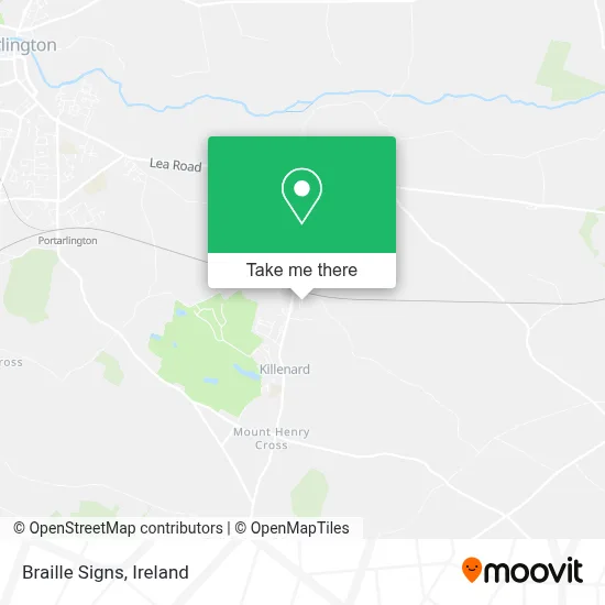 Braille Signs map