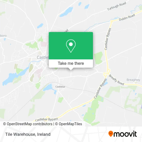 Tile Warehouse map